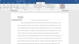 How to insert Header & Footer in MS Word 2016/2013/2010/2007