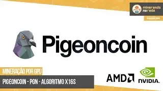 PIGEOCOIN (PGN) - MINERAÇÃO POR GPU - ALGORTIMO X16S