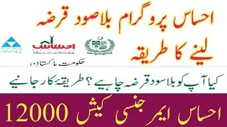 How To Apply In Ehsas Loan Program 2020-21 || Ehsas Program Qarza Scheme 2020 || Apply Ehsas Loan