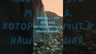 Любовь — это...