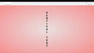 Vertical text WRITING-MODE HTML CSS