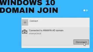 windows 10 domain join setup - join client to domain server 2019 - domain controller (tutorial)