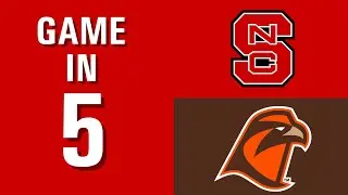 Game in 5   NC State Hockey vs  Bowling Green (October 19th, 2024)