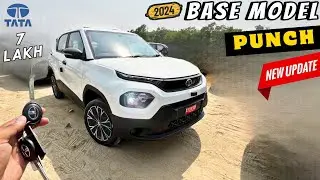 UPDATED! 2024 Tata PUNCH(Pure)BASE MODEL💪Now More POWER🔥EXTER❌SWIFT❌Auto Xpert