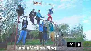 3,40 m.  LublinMotionBlog Rafal Spot Rurki