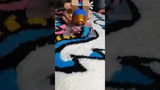 ✂️ #rugs #carpets #handmade #tafting #taftinggun #тафтинг #подарок #asmr #asmrsounds