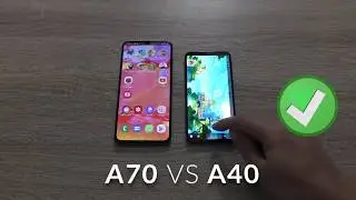 Samsung Galaxy A70 vs A40: comparison - Speed test and Camera comparison