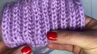 🧶СЕКРЕТЫ английской резинки 🔥 Как вязать английскую резинку спицами легко и просто