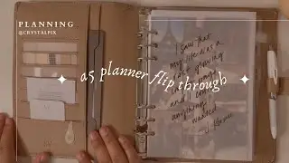 a5 planner flip through ✨📅🖊️