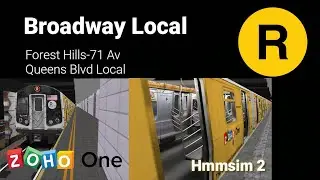 Hmmsim 2 New York City Subway: Passenger Mode On Forest Hills-71 Av 3D R160 Zoho One Wrap (R) Train