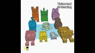 Boxy Animals with Tinkercad & 3D printing