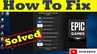 Fix Epic Games Launcher Login Loop Error | Can't Log In  (Solved)