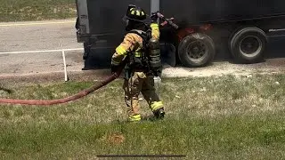Had to call 911 My trailer caught on fire