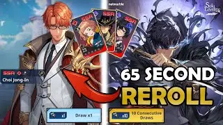HOW TO REROLL IN SOLO LEVELING:ARISE IN 65 SECONDS