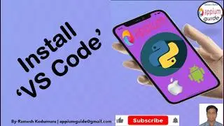 [Appium/Python Tutorial] Part - 23 : How to Install 