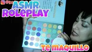 ASMR Makeup Roleplay (Spanish soft spoken)