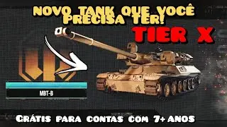 MBT-B NOVO TANK TIER X WOT CONSOLE - Grátis para 7+ anos de conta