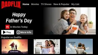 Make This Viral DADFLIX Poster for Father’s Day – Canva Tutorial!