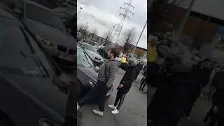Fight at belgium car meet