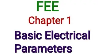 Basic Electrical Parameters @prachirokade6780