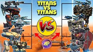 🔥 ALL TITANS ALL OUT DAMAGE COMPARISON! || WAR ROBOTS TEST SERVER WR ||