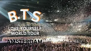 FRONT ROW SEATS AT BTS FIRST CONCERT IN AMSTERDAM