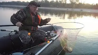 Vybets on the Don, fishing with a ring from a boat, crazy bite, full fish cage