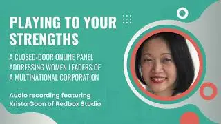 Playing To Your Strengths - Krista Goon of Redbox Studio - Audio Recording