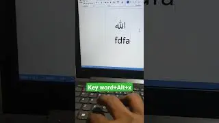 How to write arabic (Allah,Mohammad, sall allahu...) in Microsoft word shortcut.