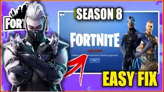 Fortnite Chapter 2 Season 8 : How To Fix Login Failed Error 