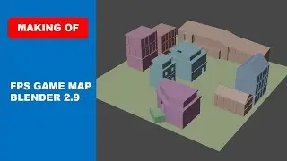 Blender 2.9 | Making of FPS Shooter Map