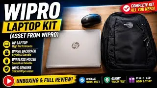 Wipro Laptop Kit (Asset From Wipro) | Wipro Laptop Unboxing |😎