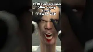 All Cameramans From Weakest to Strongest