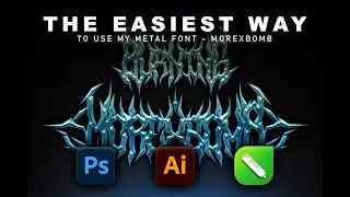 Metal Font Tutorial - Morexbomb