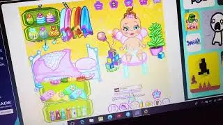 Baby bathing ￼ time to sleep ￼ old flash game ￼