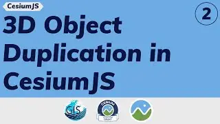 Part 2: 3D Object Duplication in CesiumJS with the help of QGIS & Blender