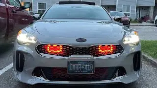 Velosatec LED Big Mouth Lit Kit Install (2020 KIA Stinger Bumper Removal)
