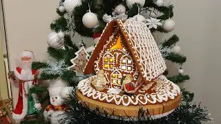 Пряничный новогодний домик 2024