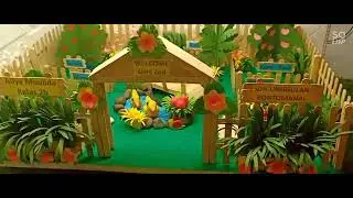 Hasil Tugas Sekolah Membuat Hewan dan Kebun Binatang Mini Dari Plastisin