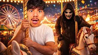I'm being chased at the HORROR CARNIVAL PARTY 😱