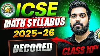 ICSE Class 10 Maths Syllabus 2025-26 Overview
