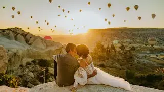 Cappadocia wedding story at sunrise (behind the scenes photography)
