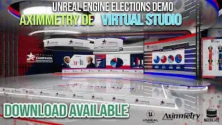 Unreal Engine & Aximmetry Virtual Studio: Election Show Exploration Project
