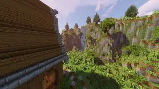 MINECRAFT SPEED BUILDS: Waterfall with a madival house! Ep.1