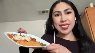 ASMR Eating Homemade Enchiladas🇲🇽 (No Talking)