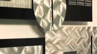 Winter Storm - Fine Abstract Metal Modern Art by Jon Allen