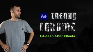Chrome Text in After Effects