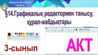 Графикалық редактормен танысу, құрал-жабдықтары 3 - сынып АКТ