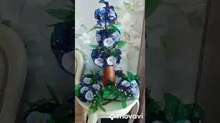 Красивый декор для дома своими руками 🌹👍!ПЭТ бутылки , попробуй!