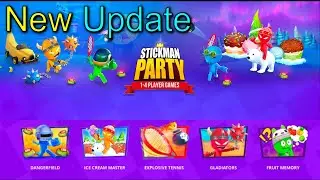 5 NEW Games UPDATE 2024 - Stickman Party